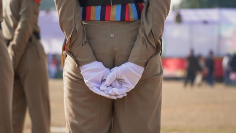 Police Parade during Republic Day